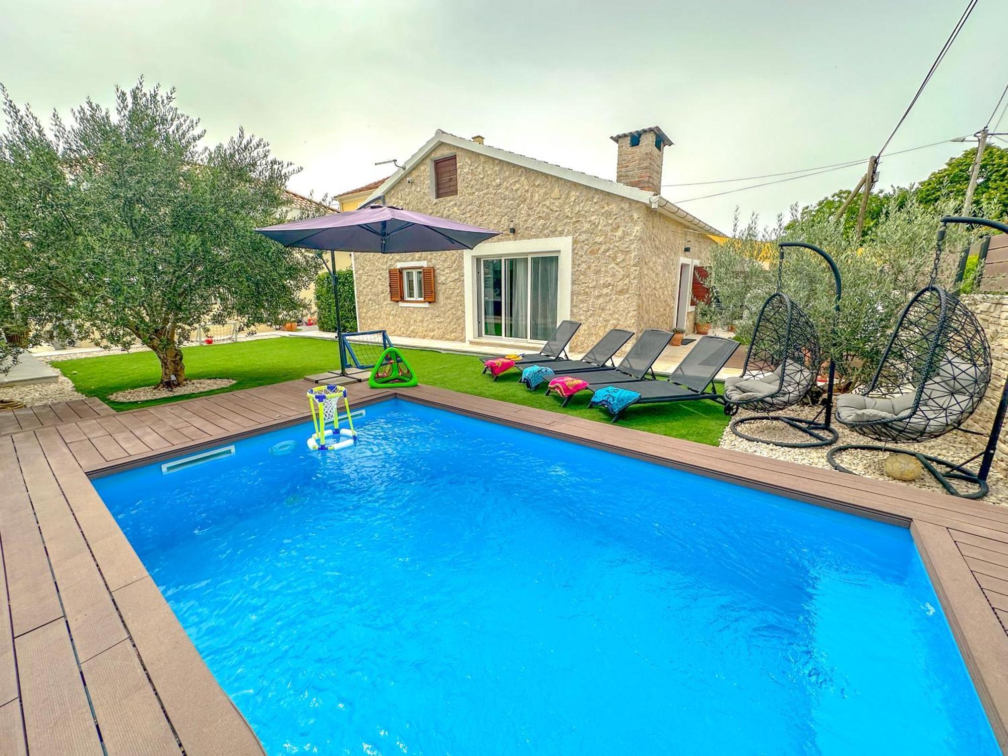 Mustra House Zadar - Private Pool & Sauna Екстериор снимка